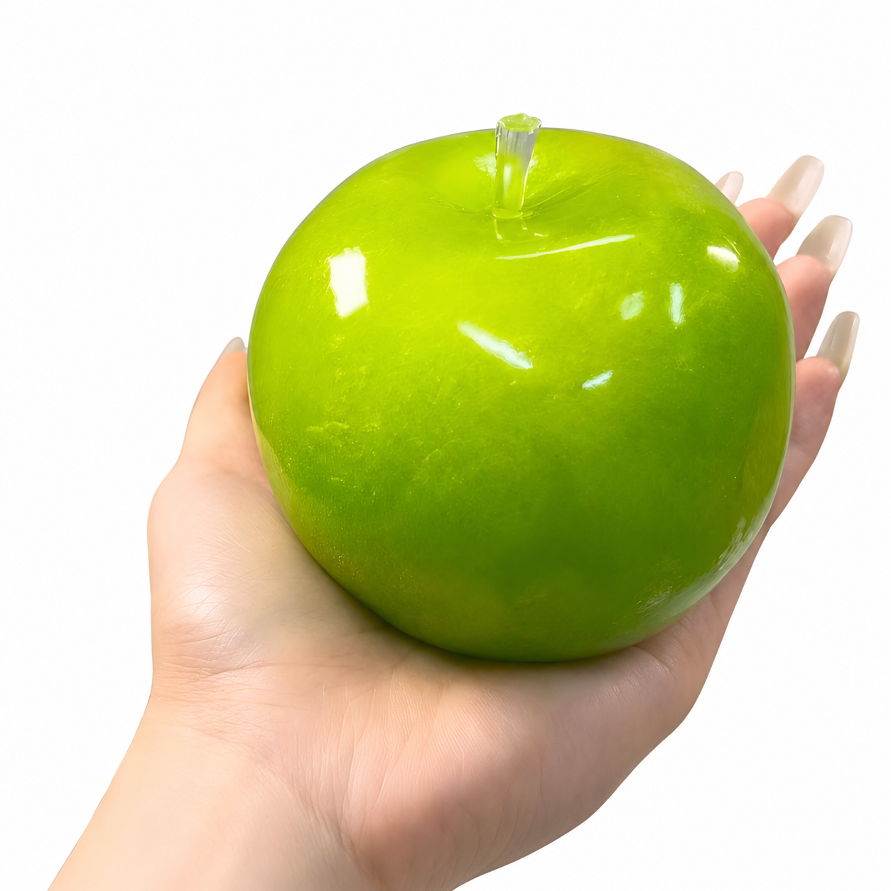 Slushy Green Apple Squishy Toy | Crunchy Jelly Stress Relief Fidget
