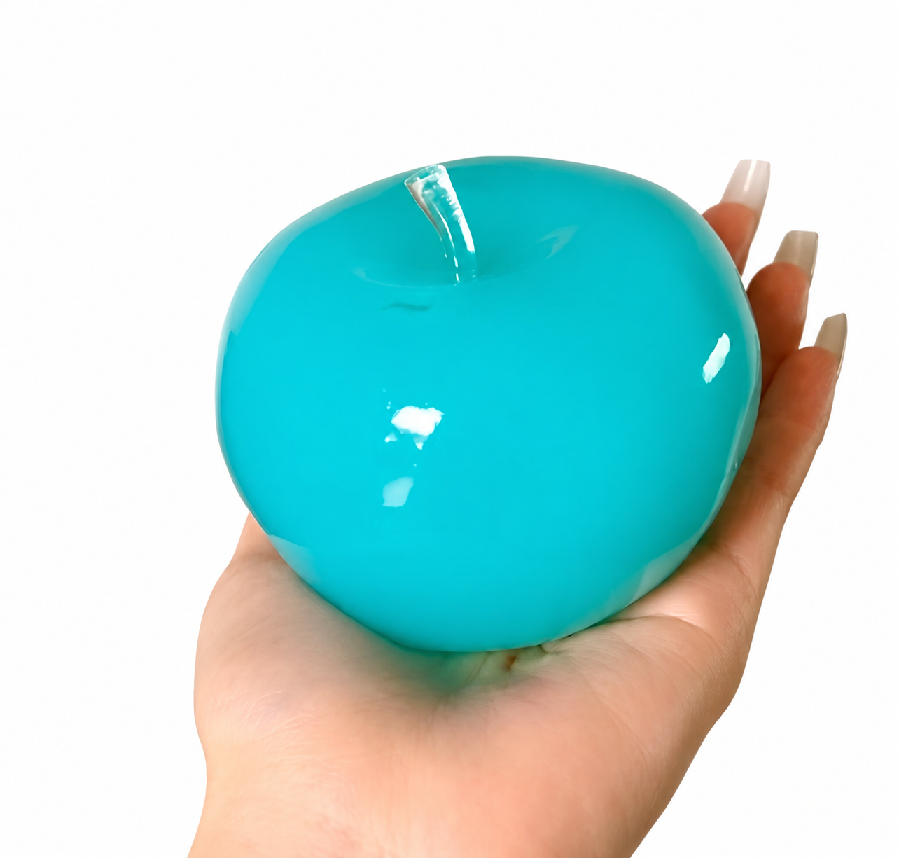 Glassy Jelly Apple Squishy Toy – Stress Relief Fidget